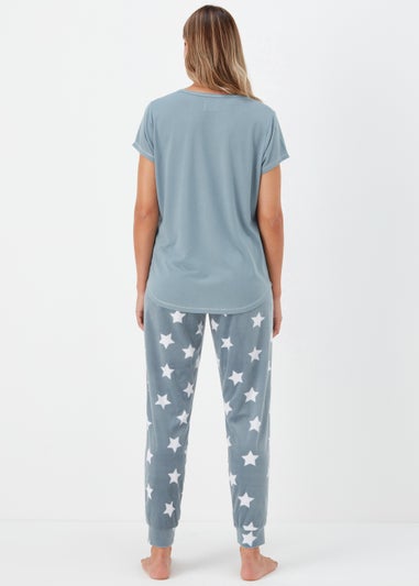 Aqua Shine Bright Fleece Pyjama Set