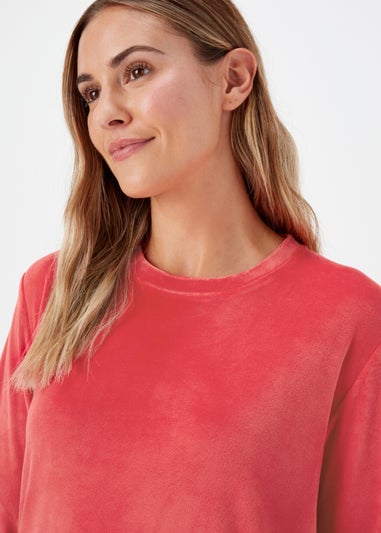 Red Snowflake Fleece Bundle Pyjama Set