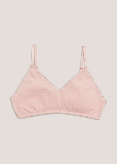 Girls Pink Padded Crop Top (8-13yrs)