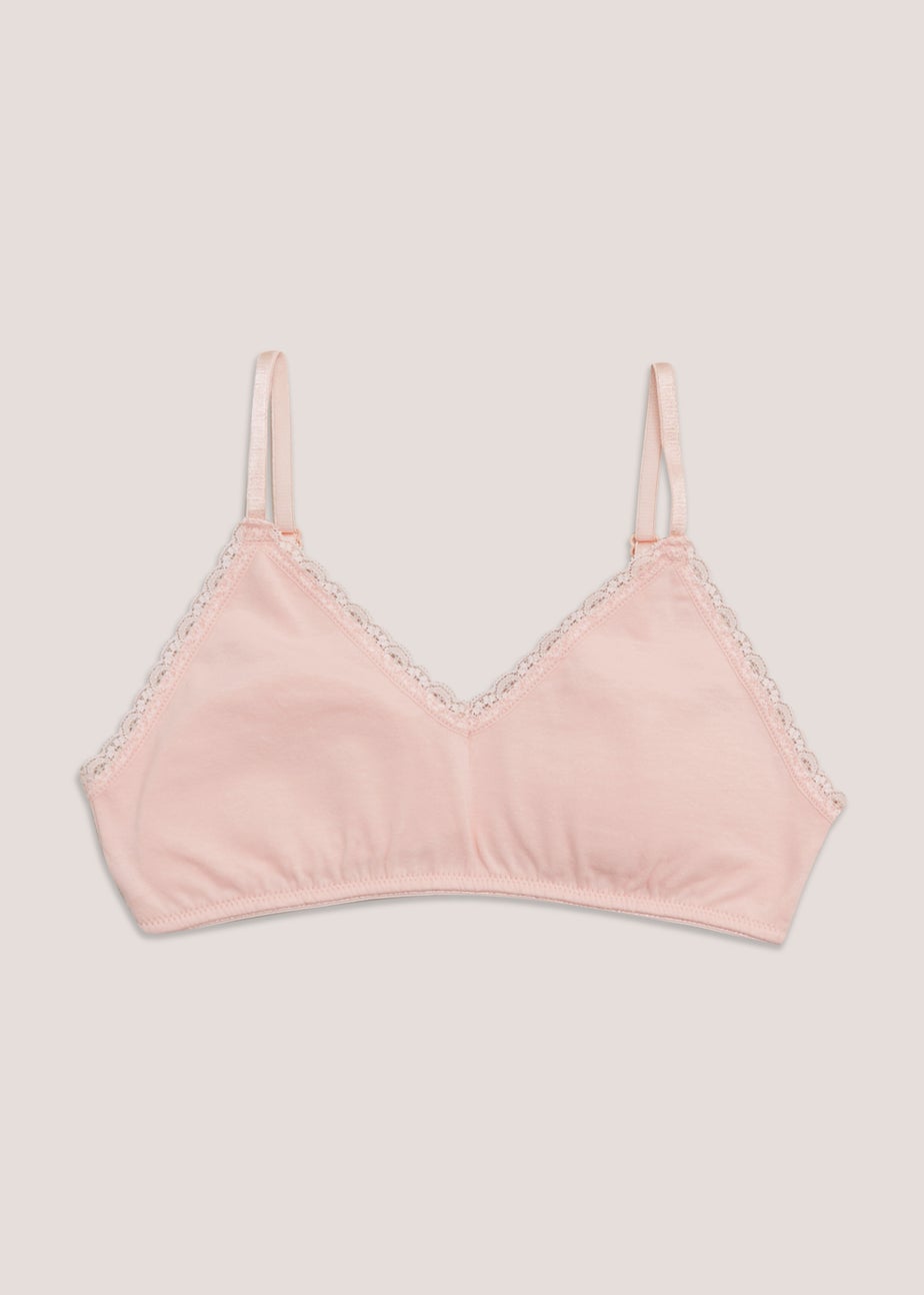 Girls Pink Padded Crop Top (8-13yrs)