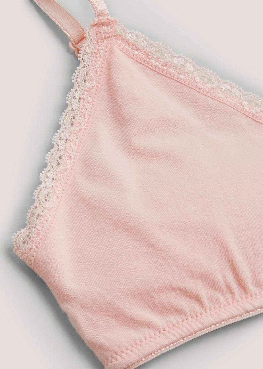 Girls Pink Padded Crop Top (8-13yrs)
