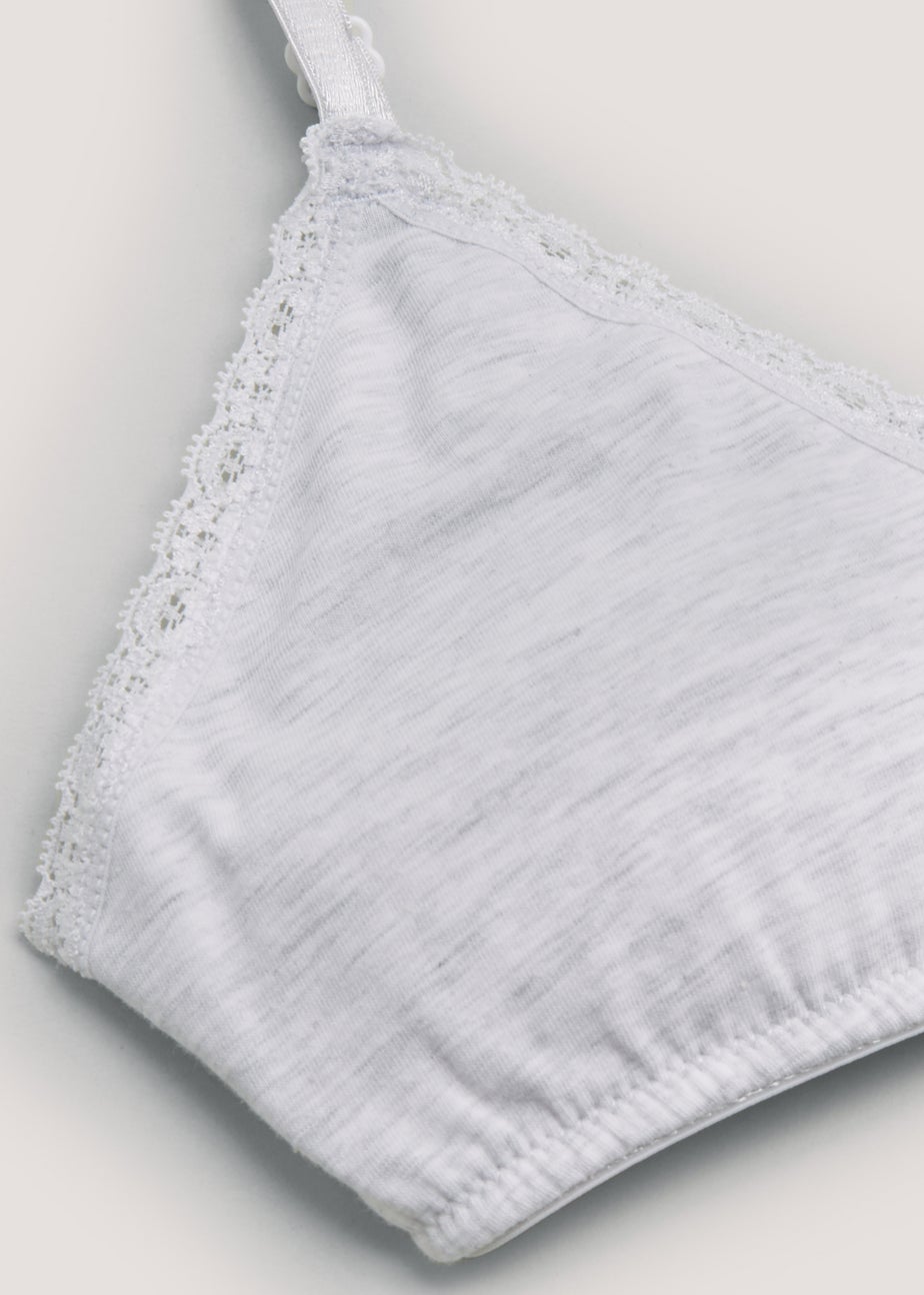 Grey Marl Padded Crop Top