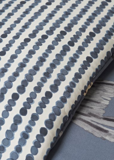 Blue Dog Print Reversible Duvet Cover