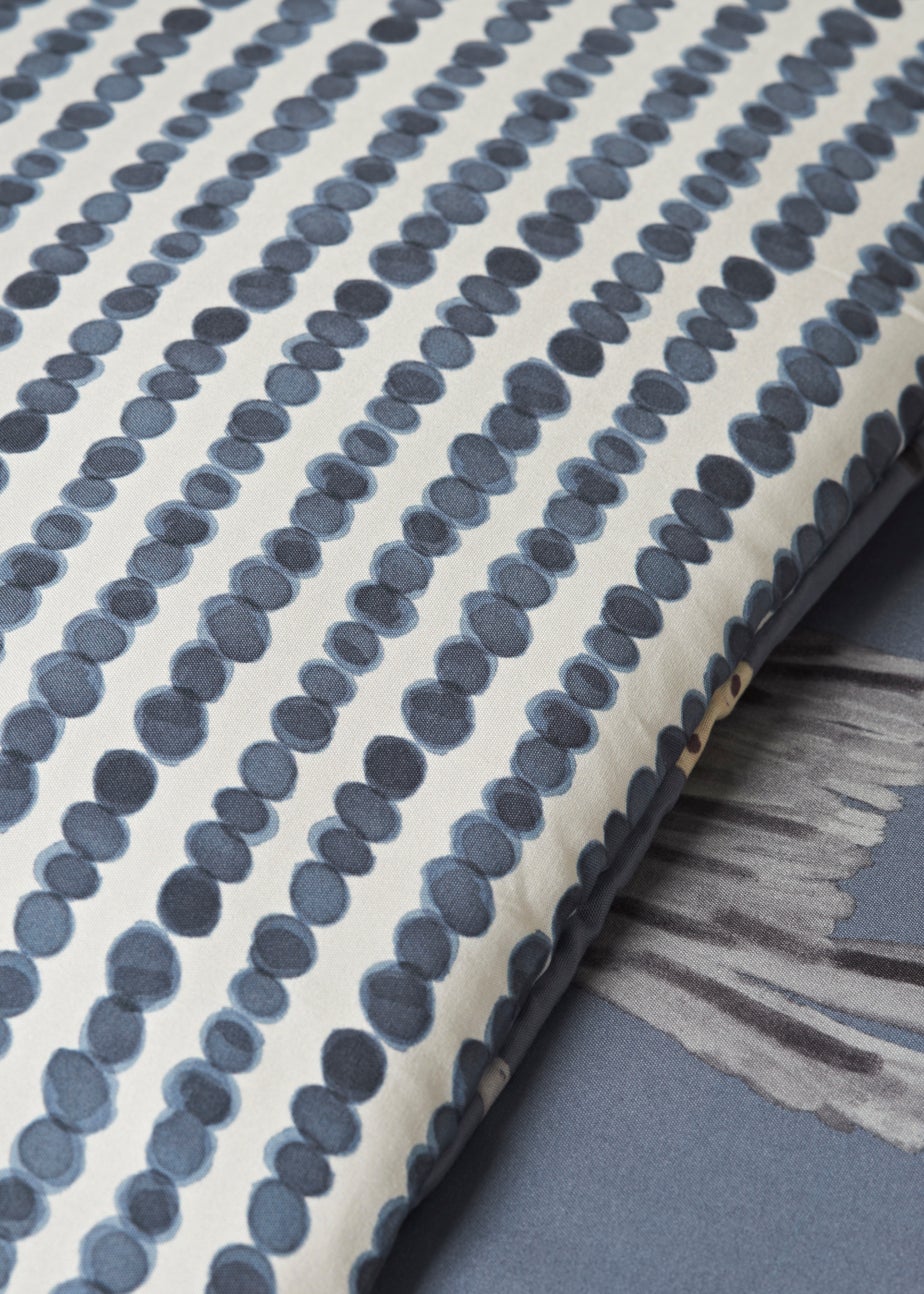 Blue Dog Print Reversible Duvet Cover