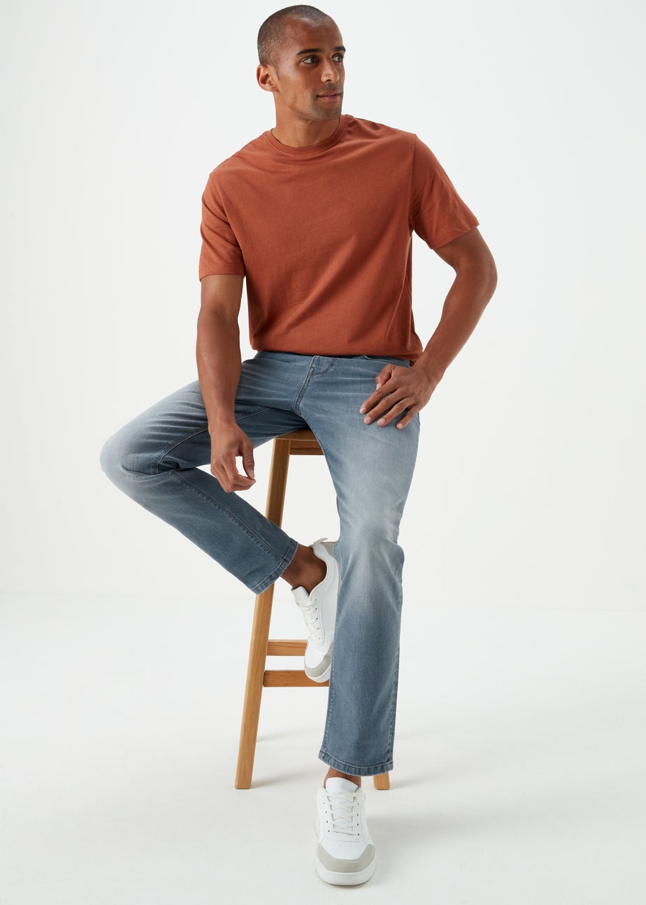 Grey Wash Slim Fit Jeans