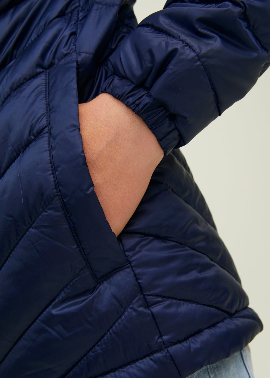 Jack & Jones Kids Navy Blocking Bomber Jacket (6-16yrs)