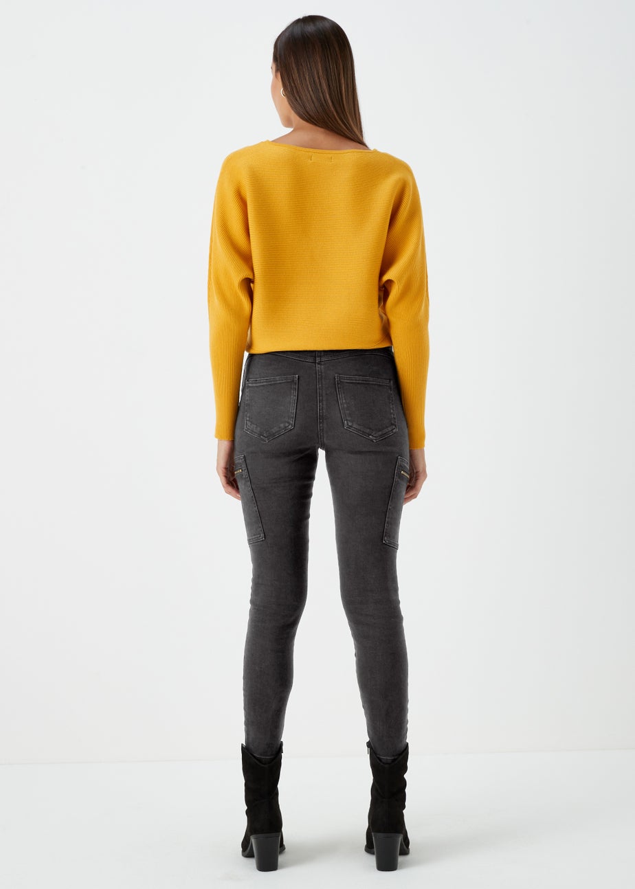 Et Vous Black Zip Trousers