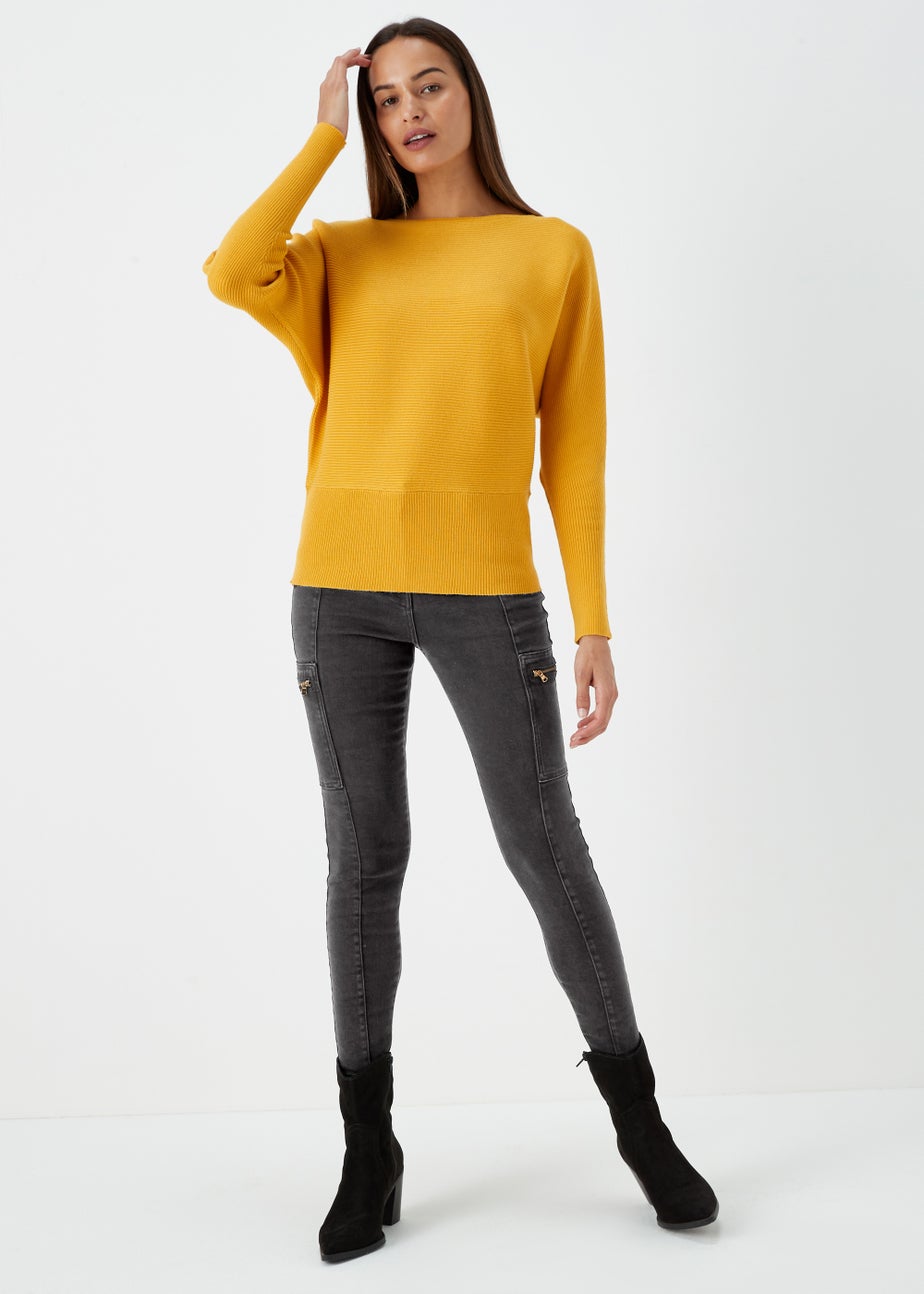 Et Vous Black Zip Trousers