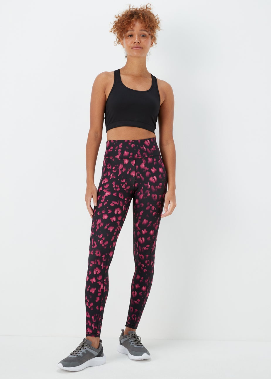 Souluxe Pink Print Sports Leggings
