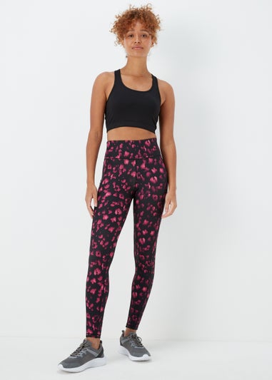 Souluxe Pink Print Sports Leggings