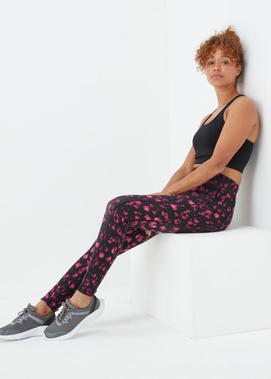 Souluxe Pink Print Sports Leggings