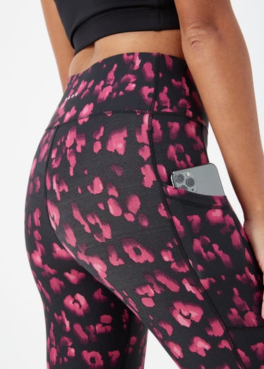 Souluxe Pink Print Sports Leggings