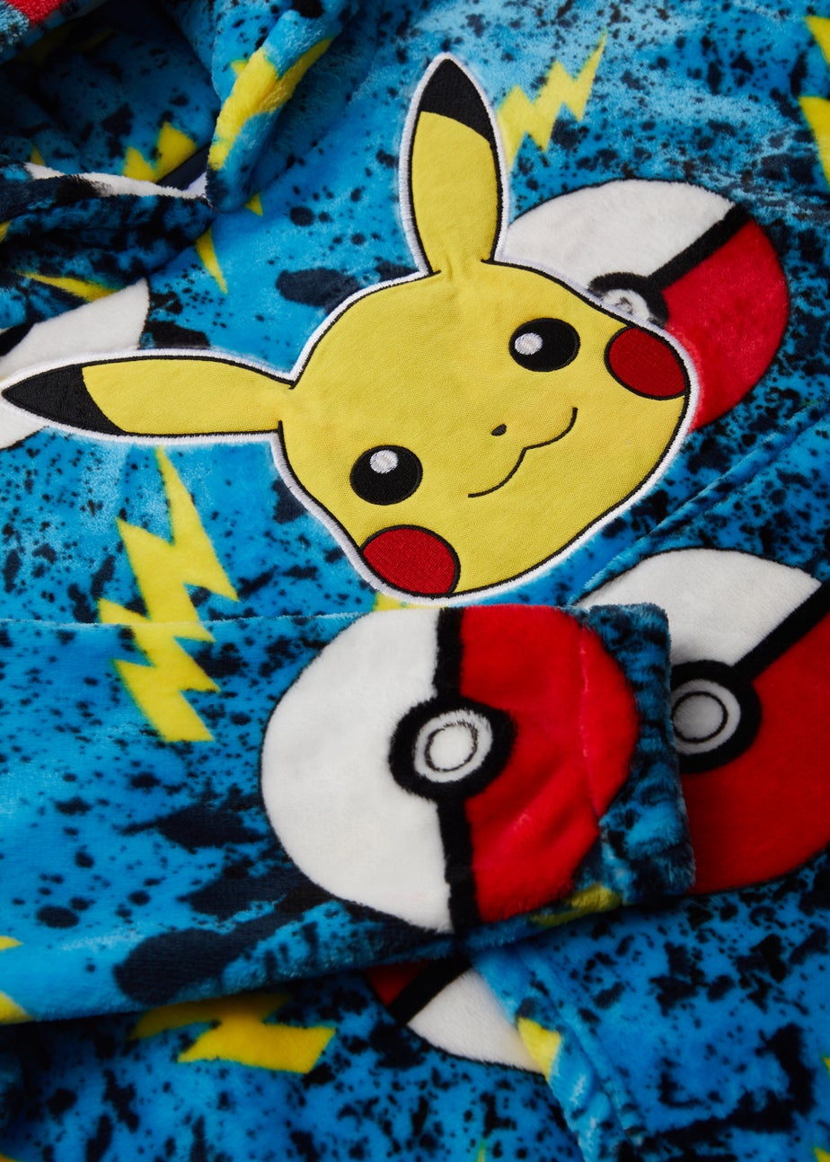 Kids Blue Pokémon Snuggle Hoodie (4-13yrs)