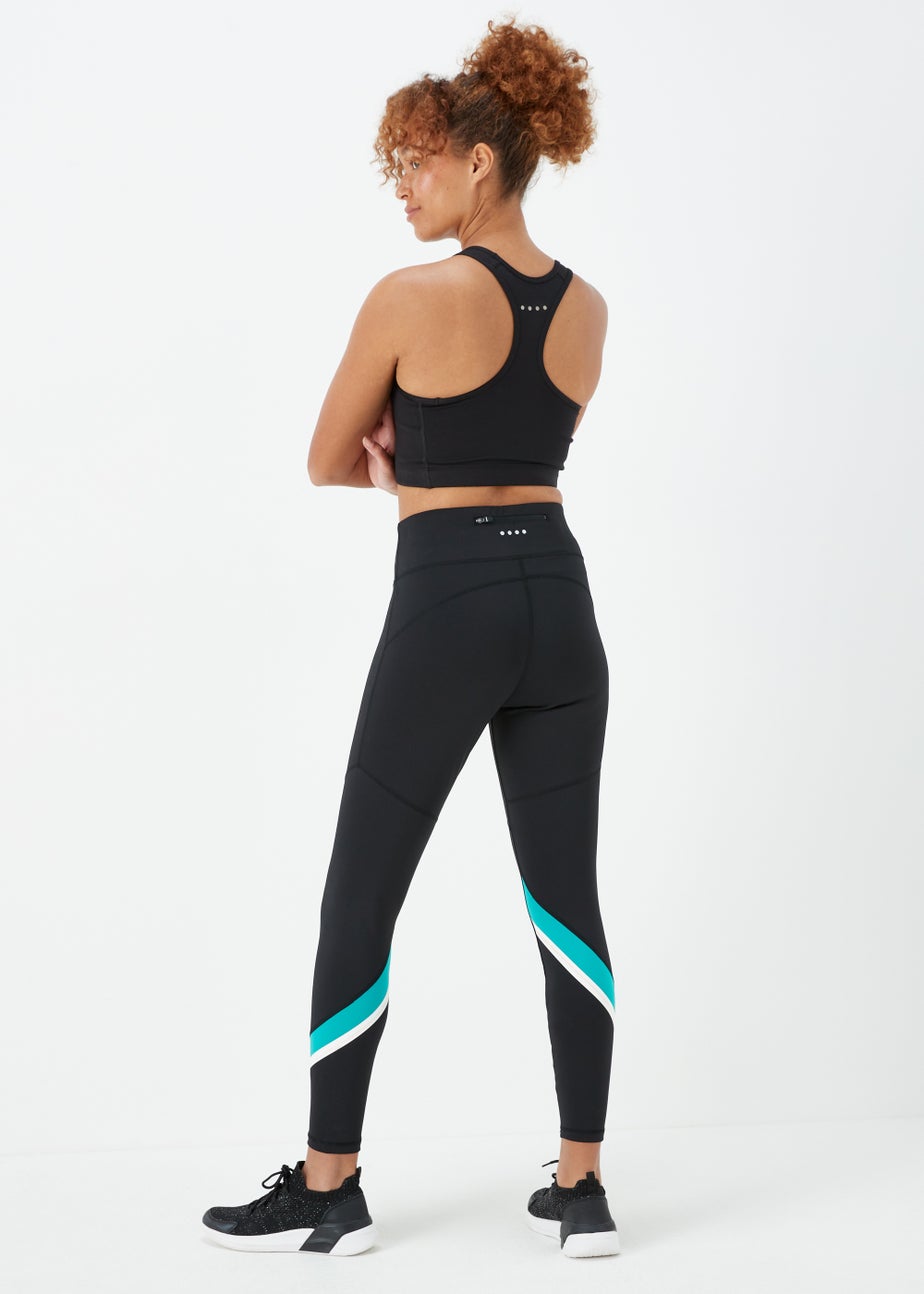 Souluxe Black Colour Block Leggings