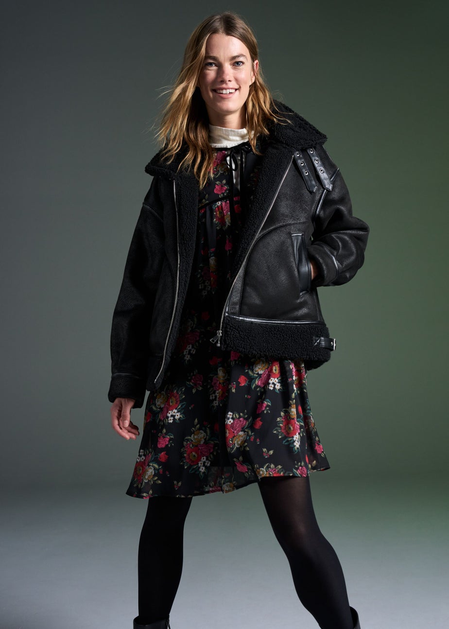 Black Aviator Jacket