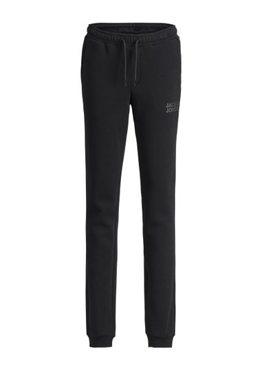 Jack & Jones Junior Black Logo Sweatpants (6-16yrs)