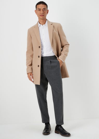 Taylor & Wright White 4 Way Stretch Slim Fit Shirt