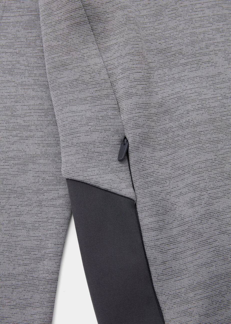 Boys Grey Tonal Half Zip Sports Sweatshirt (4-13yrs)