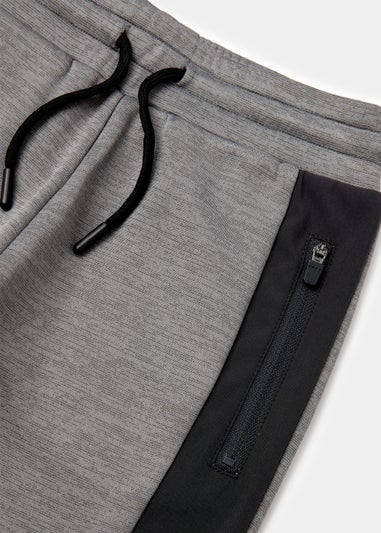 Boys Grey Tonal Co-Ord Sports Joggers (4-13yrs)