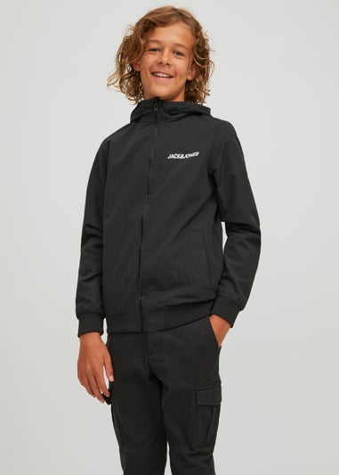 Jack & Jones Kids Black Bomber Jacket (6-16yrs)