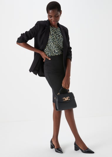 Et Vous Black Ponte Skirt