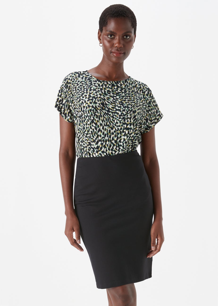 Et Vous Black Ponte Skirt