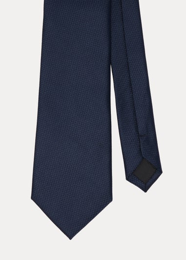 Taylor & Wright Navy Plain Tie