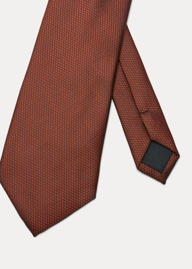 Taylor & Wright Rust Plain Tie