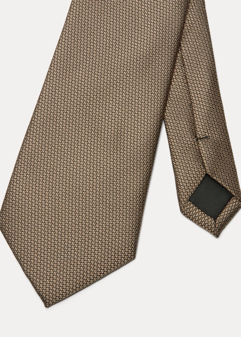 Taylor & Wright Stone Plain Textured Tie