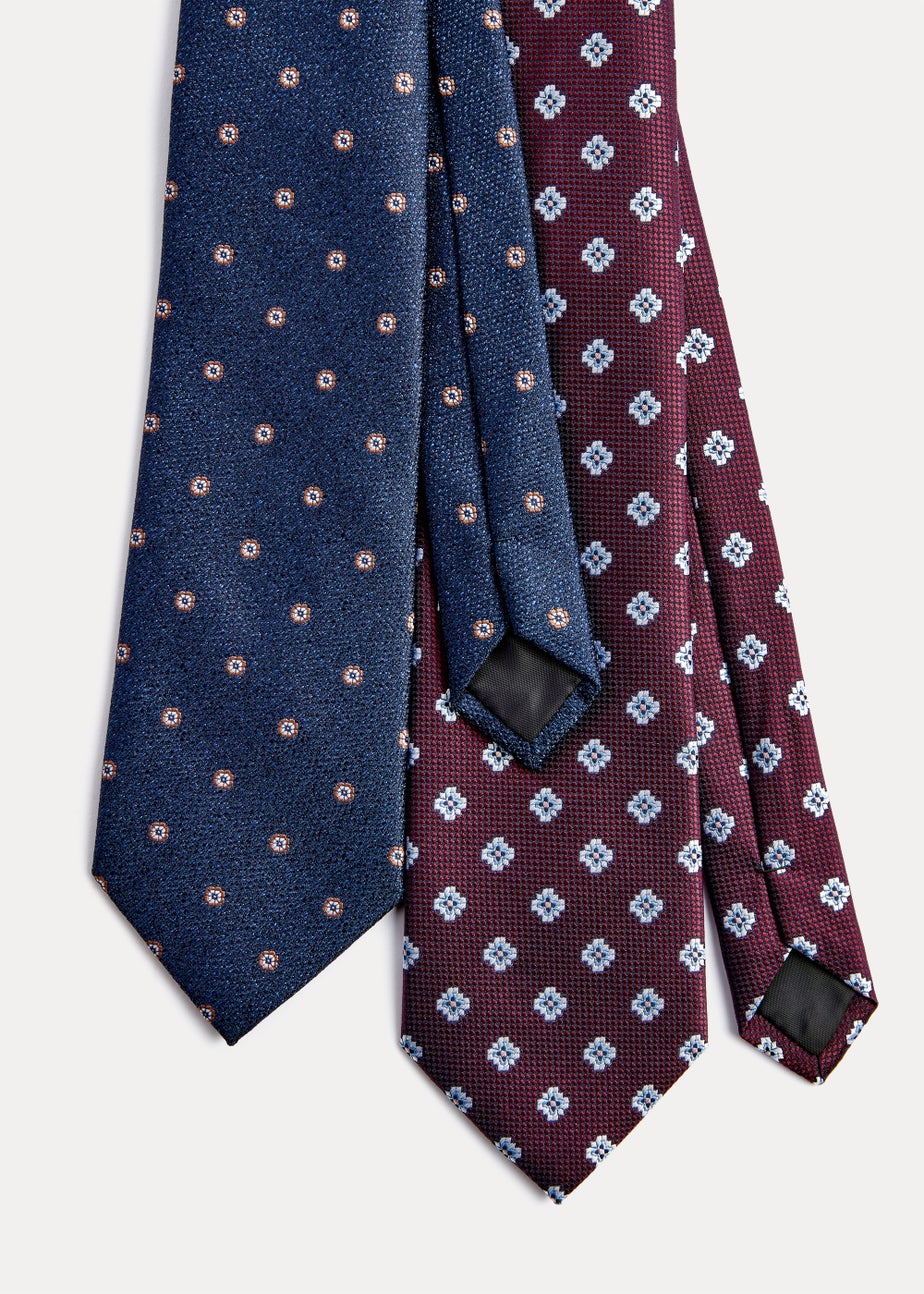 Taylor & Wright 2 Pack Geo Print Ties