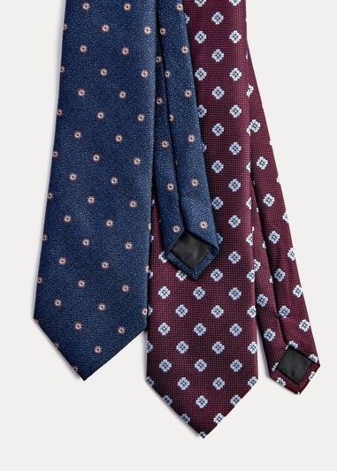 Taylor & Wright 2 Pack Geo Print Ties