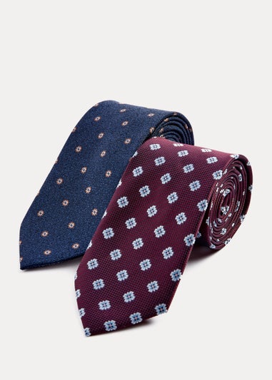 Taylor & Wright 2 Pack Geo Print Ties