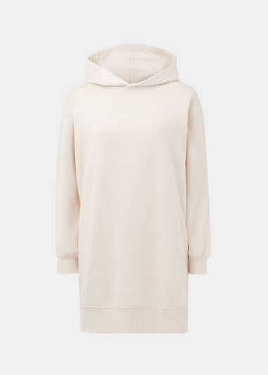 Cream Longline Hoodie