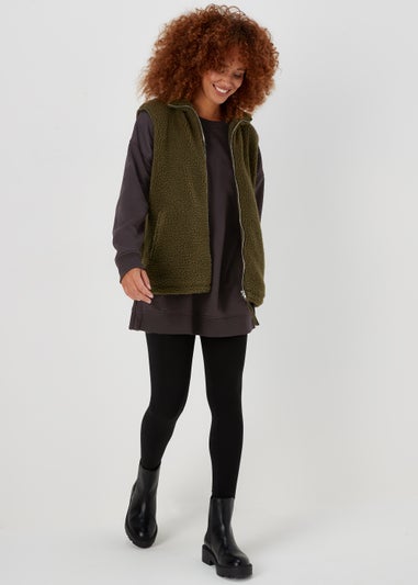 Black Longline Sweatshirt