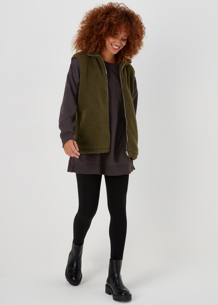 Black Longline Sweatshirt