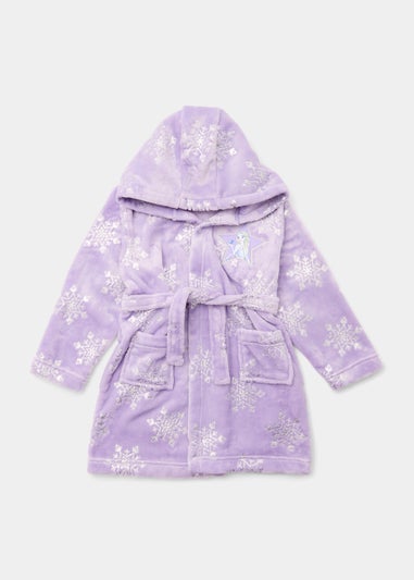 Kids Lilac Disney Frozen Dressing Gown (2-9yrs)