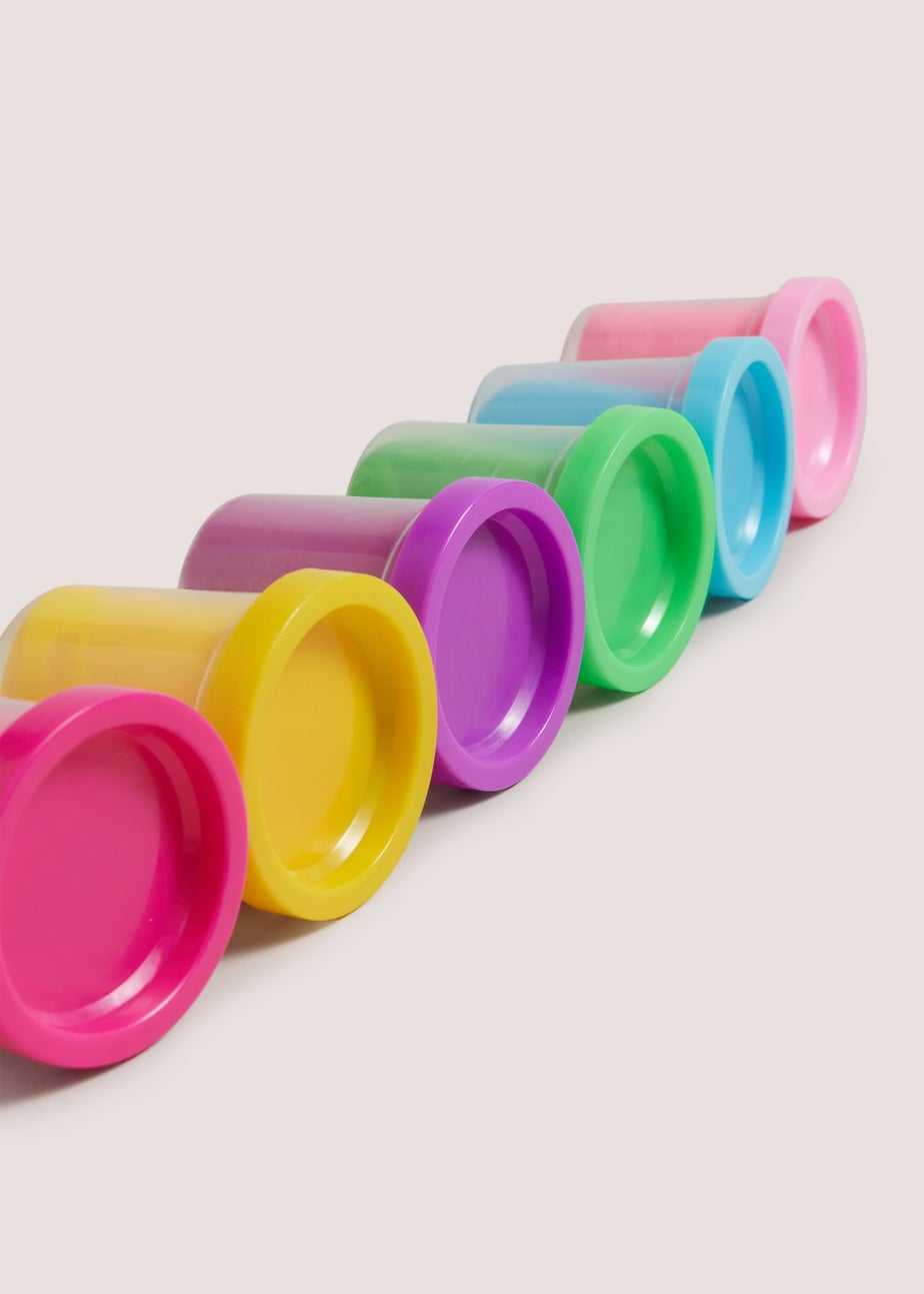 Kids 6 Pack Glitter Dough & 2 Cutters Set (5cm x 5cm x 5.5cm)