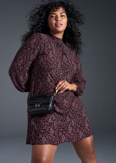 Red Floral Super Soft Mini Dress