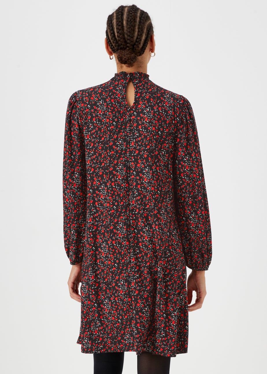 Red Floral Super Soft Mini Dress