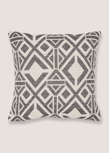 Monochrome Geo Cushion (43cm x 43cm)