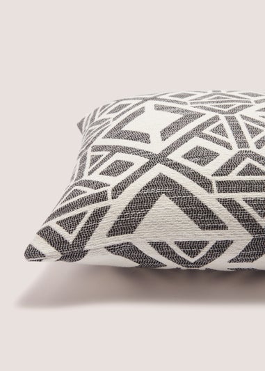 Monochrome Geo Cushion (43cm x 43cm)