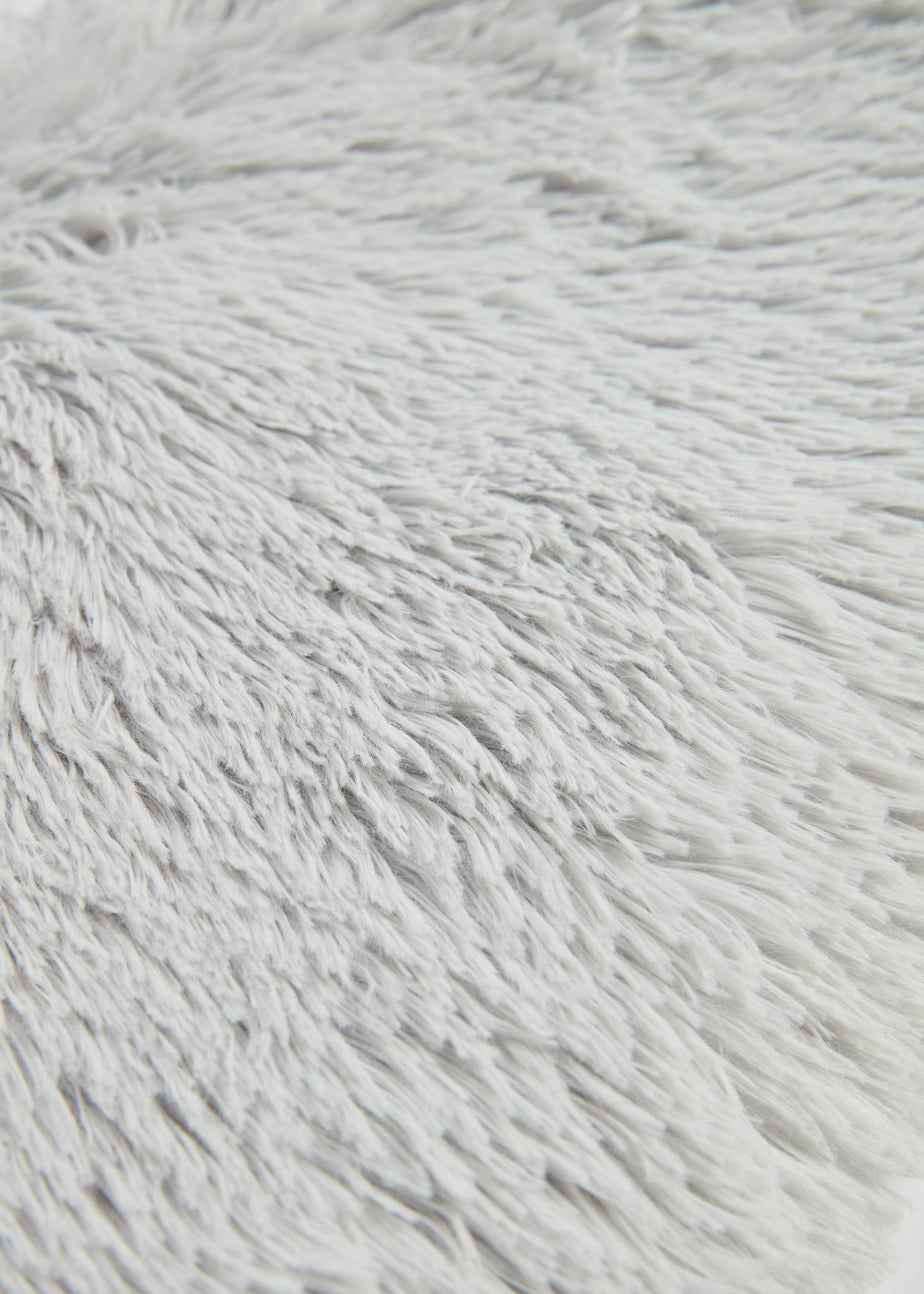 Grey Pet Fur Blanket