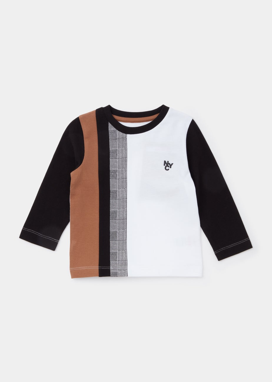 Boys Multicoloured Stripe NYC Long Sleeve T-Shirt (9mths-6yrs)