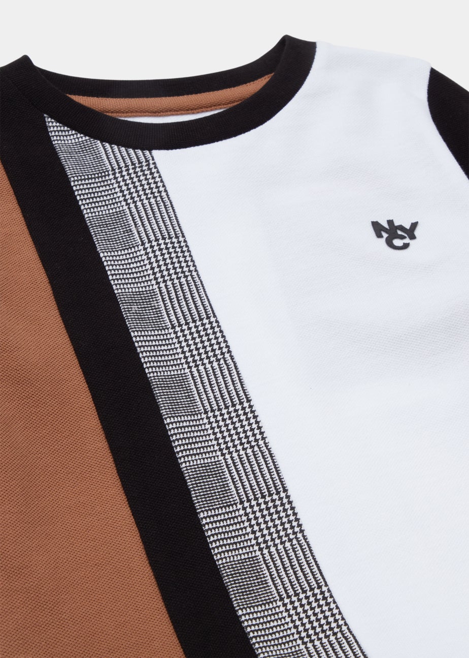 Boys Multicoloured Stripe NYC Long Sleeve T-Shirt (9mths-6yrs)