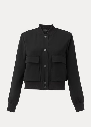 Et Vous Black Bomber Jacket