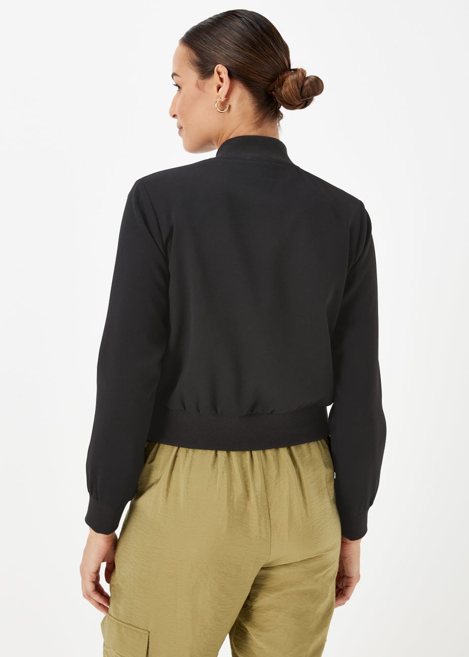 Et Vous Black Bomber Jacket