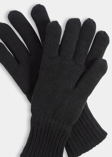 Heat Holders Black Gloves