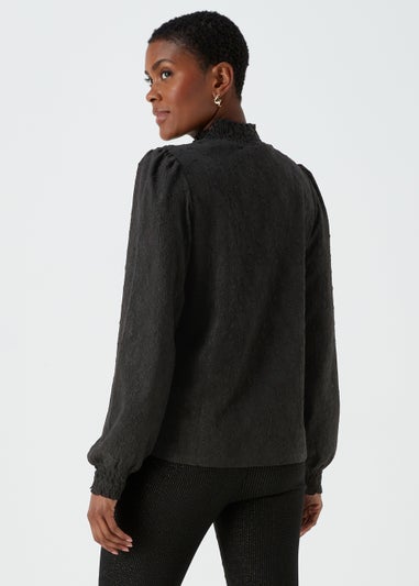 Black Star Cutwork Top