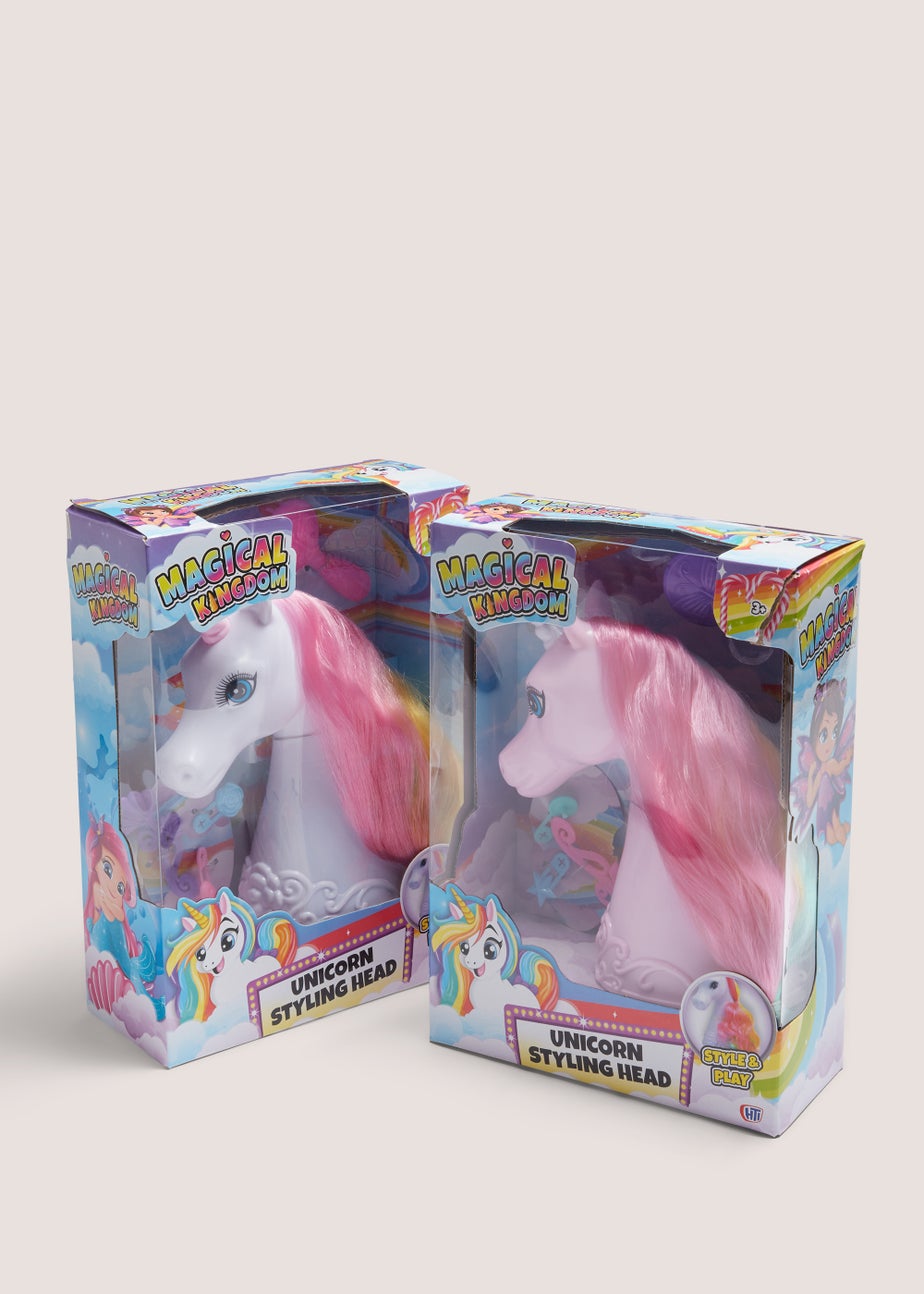 Kids Multicoloured Unicorn Styling Head