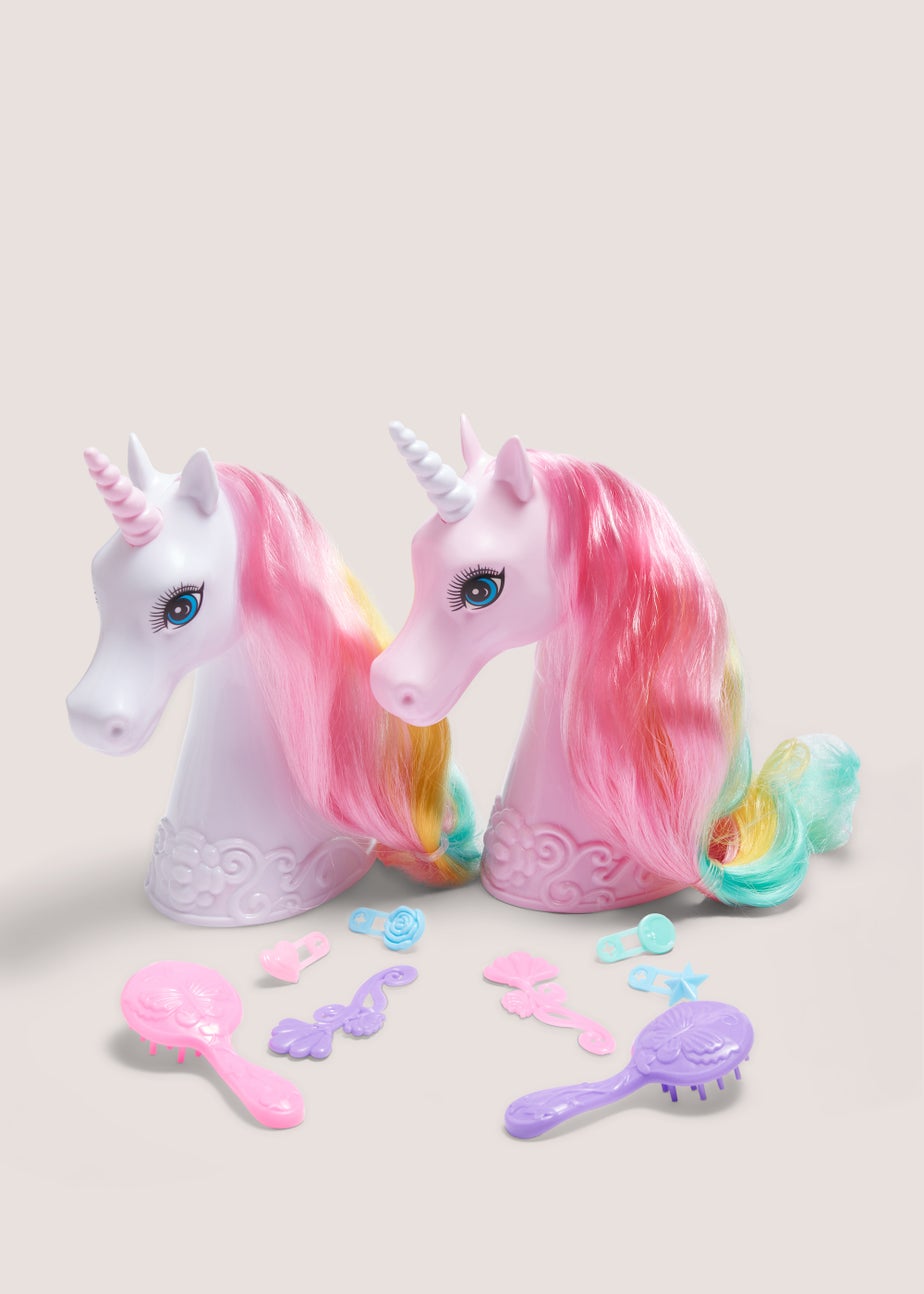 Kids Multicoloured Unicorn Styling Head
